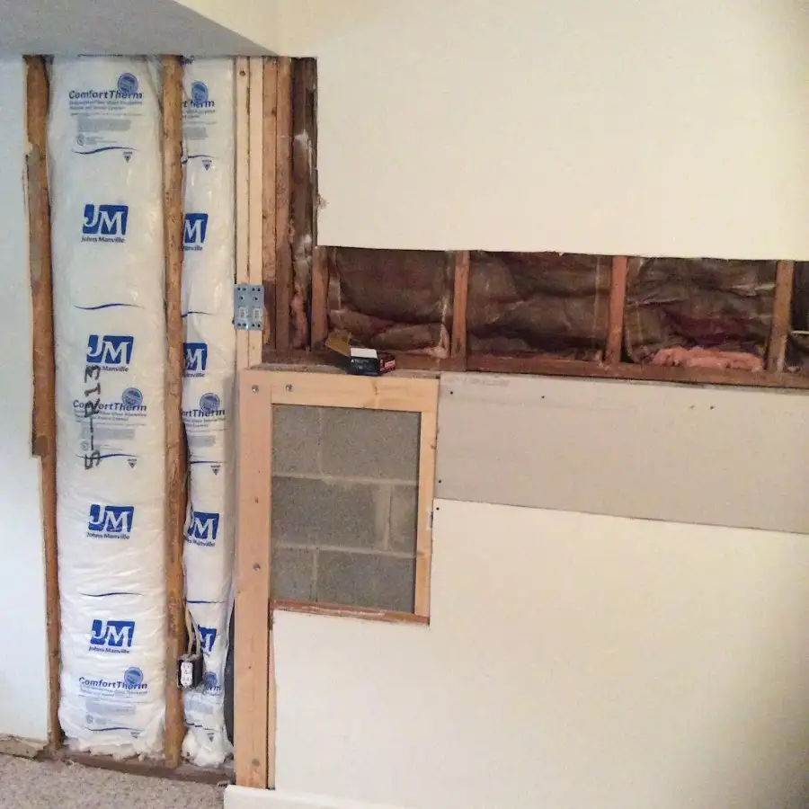 Wall insulation replacement during Contents Cleaning & Restoration in Bolivar